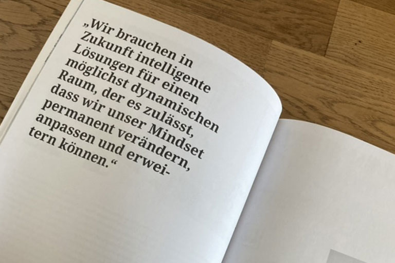 Buchseite mit Text